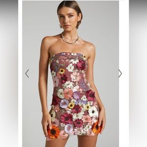 Wren Mini Dress - Burgundy